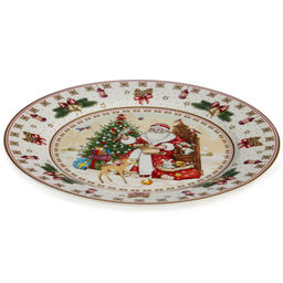 ТАРЕЛКА ОБЕДЕННАЯ LEFARD ДЕД МОРОЗ 27 СМ  фото 3