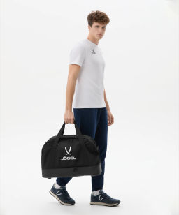 Сумка спортивная с двойным дном JOGEL Division Double Bottom Bag, черный  фото 13