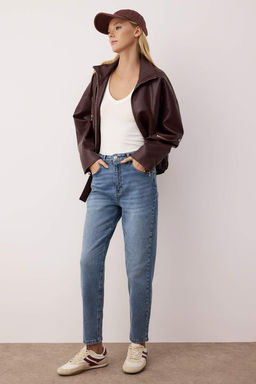 Mavi More Sustainable Yuksek Bel Comfort Mom Jeans TWOAW26JE00057