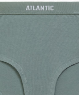 ATLANTIC 3CLP-009 Трусы макси спорт Maxi Sport - набор 3 шт. бежевый + розовый + зеленый  фото 6