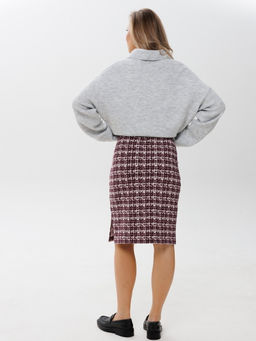 Ю-25 Юбка женская (футер 2-х нитка пенье набивной) Зелёная