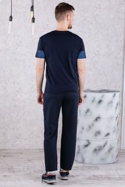 брюки спортивные 
 3.MM002A-синий-тёмный - Iron man фото 5