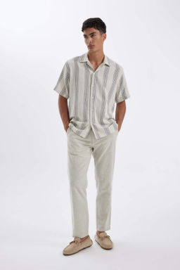 Jogger Pantolon Slim Fit Dar Kesim Duz Paca Pamuklu Cepli - Defacto фото 2