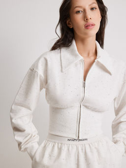 Infinity / Куртка жен. Kink белый меланж - Infinity Lingerie фото 3