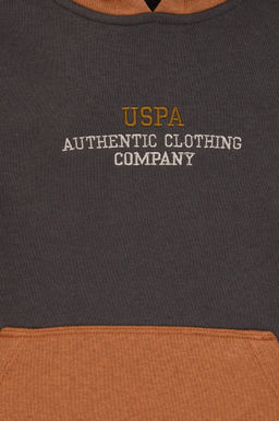Erkek _ocuk Gri Kap__onlu Sweatshirt - U.s. polo assn фото 4