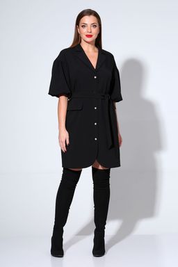 Платье Liona Style 814 черный  фото 3