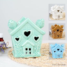 Аромалампа Домик 12 см / 1800 /уп 72/ (Белый)