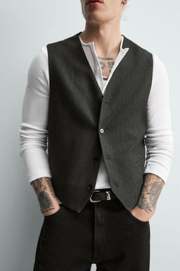 LIMITED EDITION STRUCTURED WAISTCOAT - Zara фото 5