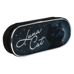 Пенал школьный Феникс+, арт.68330/ 24 ПРИНЦЕССА ЛУНА (без наполнения, 22х8.5х4.7 см, полиэстер, молния, вышивка гладью, сублимационная печать, ПЭТ-пакет).