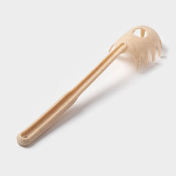 Ложка для спагетти Доляна Беж, 28 см, цвет бежевый  фото 8