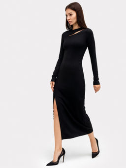 Платье женское макси в черном цвете - Mark formelle фото 4