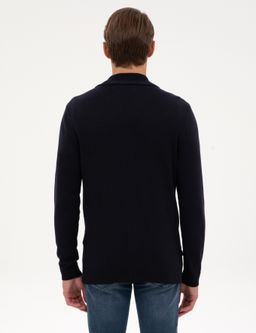 Lacivert Slim Fit Fermuarl_ Triko H_rka - Pierre cardin фото 5