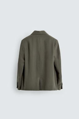 BLAZER RELAXED FIT TRAJE / crudo/kaki - Zara фото 7