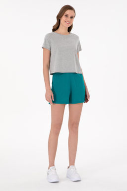 Женские темно-зеленые вязаные шорты Дополнительная скидка 11% в корзине - U.s. polo assn фото 3