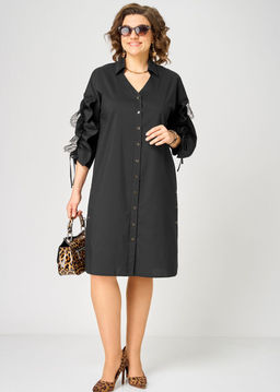 Платье EVA GRANT 7102 черный