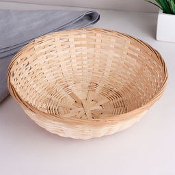 Корзина плетенная 26*8см +бант , арт. GN295-3, 678843