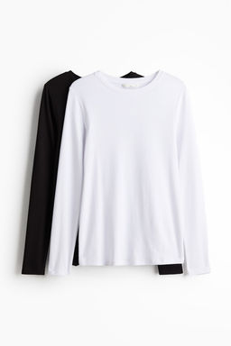 MAMA Pack de 2 camisetas en punto de algodon - H&m фото 5