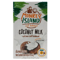 Кокосовое молоко Monkey Island, Таиланд, 250 мл Акция