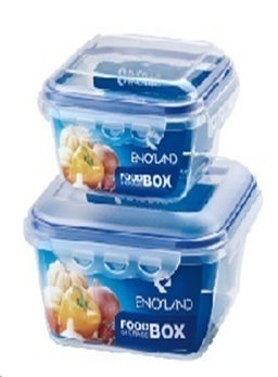 Контейнер квадратный 2 штуки 900/1800 мл / ZP2032B /уп 36/