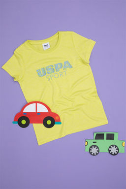 U. S. Polo Assn / Футболка с круглым вырезом фисташкового цвета для мальчиков - U.s. polo assn фото 3