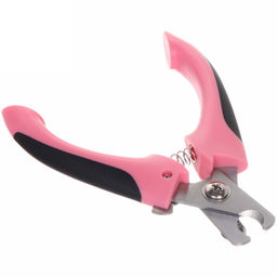 Цена за 2 шт. Когтерез для животных "Леопольд" 16см цвет розово-черный Ultramarine