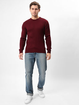 Джемпер мужской CASINO c127-лапша бордо фото 3