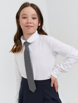 Галстук с фиксатором Полоска 7+ - Bungly фото 3