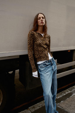 ANIMAL PRINT CARDIGAN - Zara фото 2