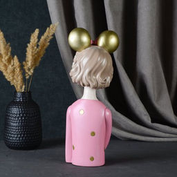 Статуэтка декоративная Девушка с бабочкой в розовом 32 см / SNA-10 /уп 12/ - Галеонтрейд фото 2