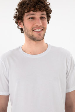 Erkek Regular Fit Bisiklet Yaka Beyaz Basic Ti__rt Sepette S_rpriz _ndirim - U.s. polo assn фото 3