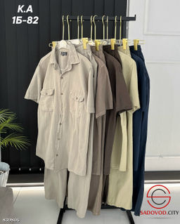 Костюм (рубашка и брюки) свободного кроя - Bruno фото 6