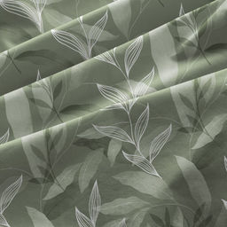 Пододеяльник Евростандарт, бязь ГОСТ (Китос, зеленый)