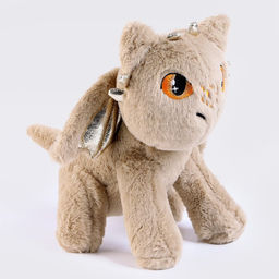 Мягкая игрушка Дракон, цвет бежевый - Milo toys фото 3