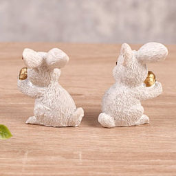 Фигурка Кролик 2,5 см набор 2 штуки / KXY7220-1 /уп 144/Пасха - ГалеонТрейд фото 2