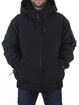 6317L BLACK Куртка мужская зимняя (200 гр. холлофайбер)