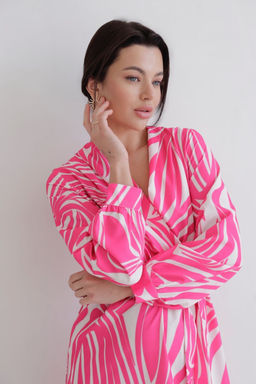 Martichelli Платье бело-розовое фото 7