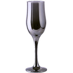 GR160-06 Набор 6-ти бокалов д/шампанского Сияющий графит 200 мл (х8) - Mayer&boch фото 2