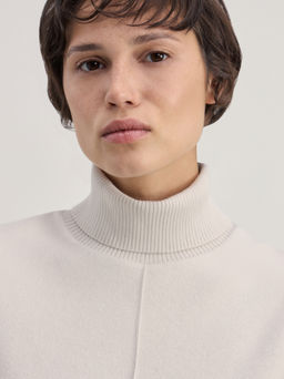 Топ с высоким воротником из хлопка / Zarina  фото 7