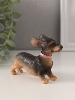 Фигурка полистоун «Такса с летящими ушами», 10×3×6.5 см