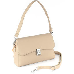 Сумка женская искусственная кожа YDR-2660, 1отд+карм/перег, плечевой ремень, бежевый SALE 259700