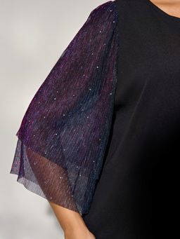 Футболка 0208-2 чёрный - Dora фото 106