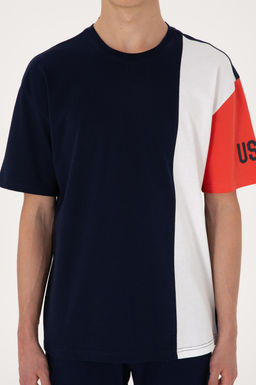 Erkek Comfort Fit Bisiklet Yaka Lacivert Ti__rt Sepette S_rpriz _ndirim - U.s. polo assn фото 6