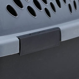 Переноска для животных с металлической дверью, 49 х 32 х 27, Серая - Simaland фото 4