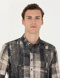 Siyah Slim Fit Uzun Kollu G_mlek - Pierre cardin фото 2