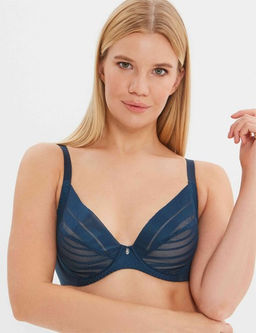 БЮСТГАЛЬТЕР Milavitsa 127630/C26 синий топаз/ нюд