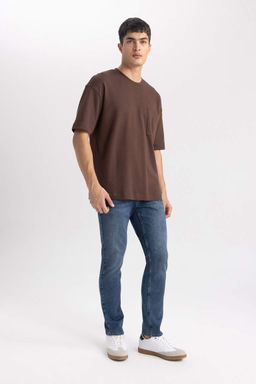 Джинсовые брюки скинни Carlo очень узкого кроя с нормальной талией и очень узкими штанинами - Defacto фото 4