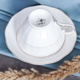 Чайный набор 12 предметов 250 мл на ножке / RS/12-FY21001 Gray /уп 8/ серая коробка - ГалеонТрейд фото 15