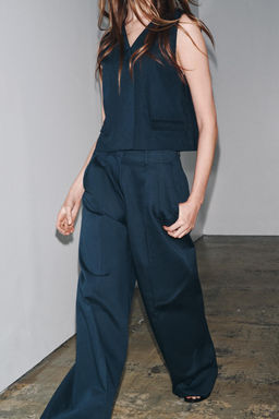 DOUBLE-BREASTED WAISTCOAT ZW COLLECTION - Zara фото 2