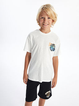 Rahat Kal?p Bisiklet Yaka K?sa Kollu Erkek ?ocuk Ti??rt - Waikiki фото 4