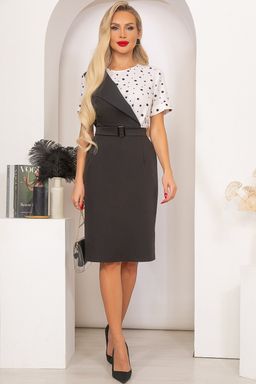 Платье Фантазия (блэк энд вайт) П4062 - Lt collection фото 6